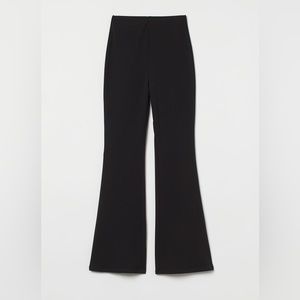 NWT H&M Black Flared Leggings Size 2